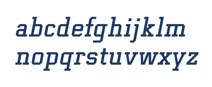 Funtauna Otg Bold Oblique Lowercase