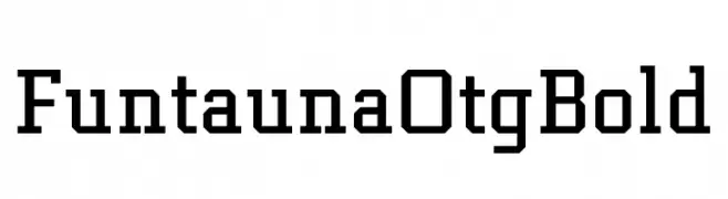 Funtauna Otg Bold  नि: शुल्क फ़ॉन्ट्स डाउनलोड
