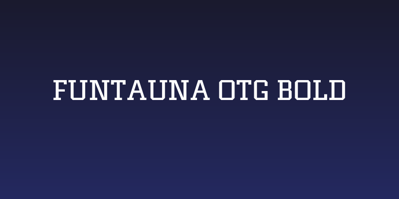 Funtauna Otg Bold Social Header
