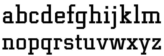 Funtauna Otg Bold Font LOWERCASE