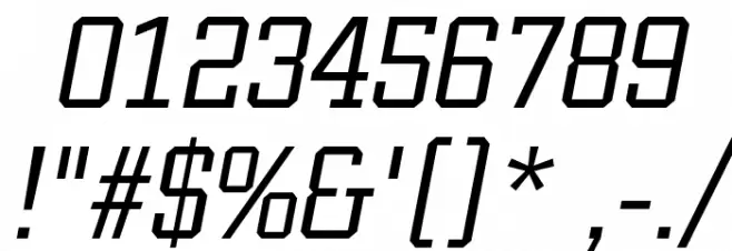 Funtauna Otg Oblique Font OTHER CHARS