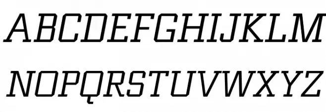 Funtauna Otg Oblique Font Litere mari
