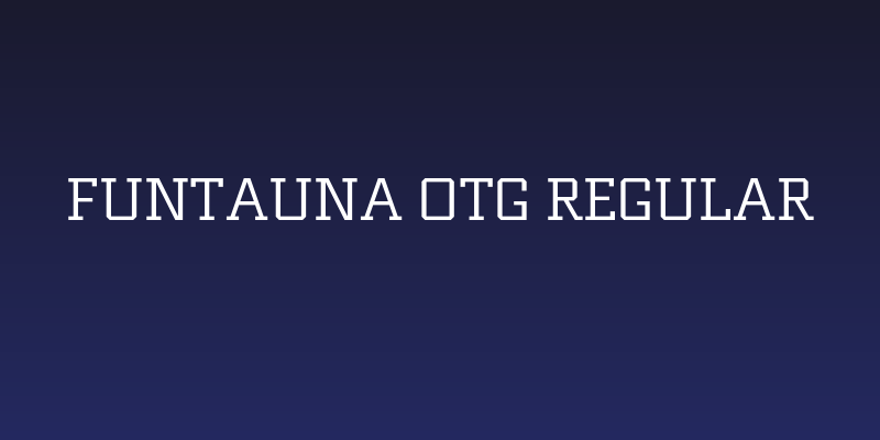 Funtauna Otg Regular Social Header