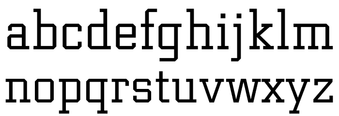 Funtauna Otg Regular Font LOWERCASE