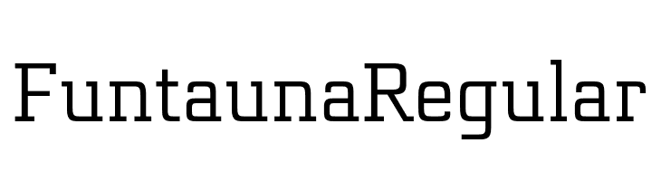 Funtauna Regular  Скачать бесплатные шрифты