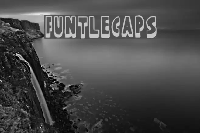 FuntleCaps Font examples