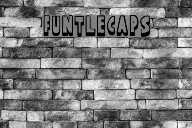 FuntleCaps Font examples