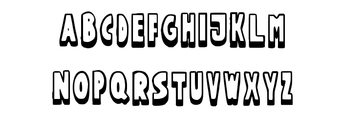 FuntleCaps Font LOWERCASE