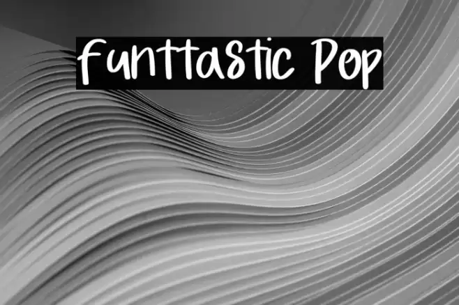 Funttastic Pop Font examples
