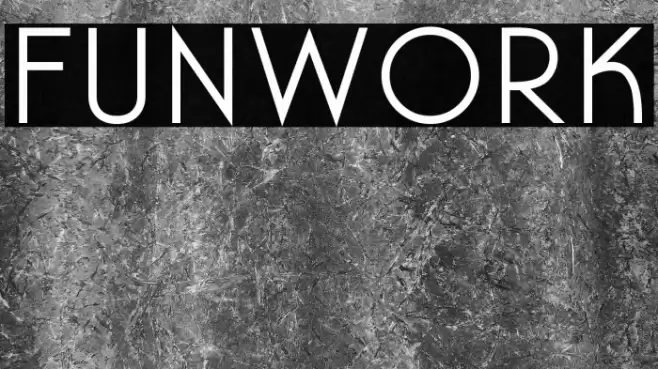 Funwork Font examples