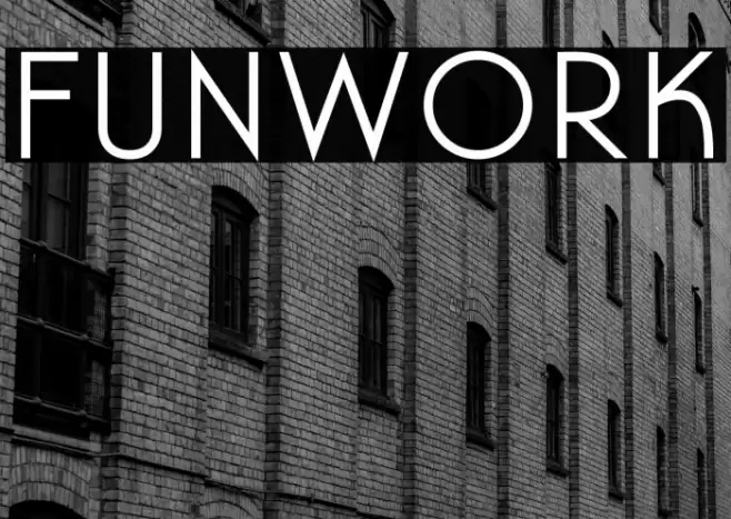 Funwork Font examples