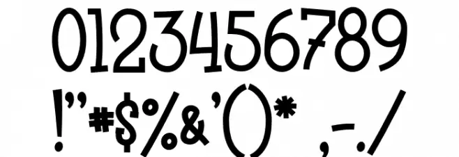 Funyard फ़ॉन्ट अन्य घर का काम