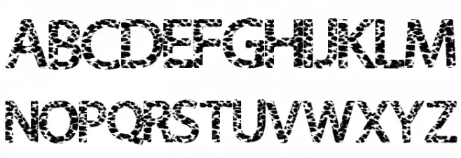 FurHandcuffs Caratteri MAIUSCOLE