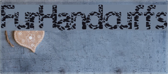 FurHandcuffs Font examples