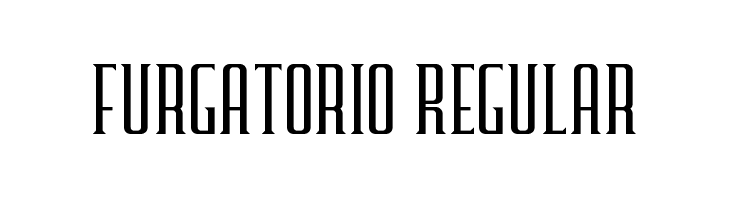 Furgatorio Regular  font caratteri gratis