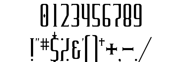 Furgatorio Regular Font OTHER CHARS