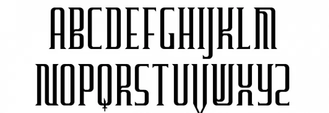 Furgatorio Regular 字体 大写
