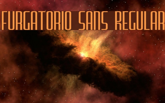Furgatorio Sans Regular Example 2