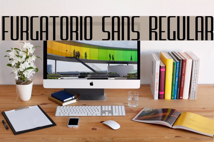 Furgatorio Sans Regular Example 3