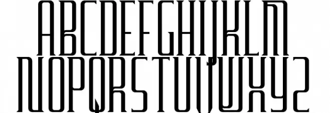 Furgatorio Titling Regular Schriftart Groß