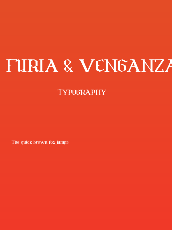 Furia & Venganza Poster