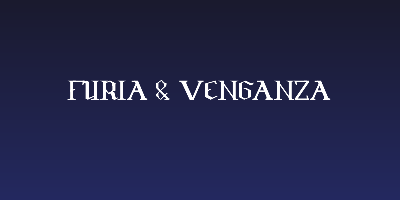 Furia & Venganza Social Header