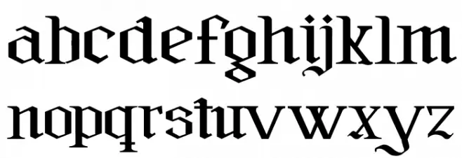 Furia & Venganza 字体 小写