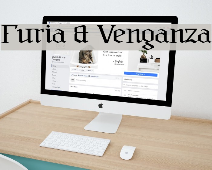 Furia & Venganza Font examples
