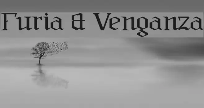 Furia & Venganza Font examples