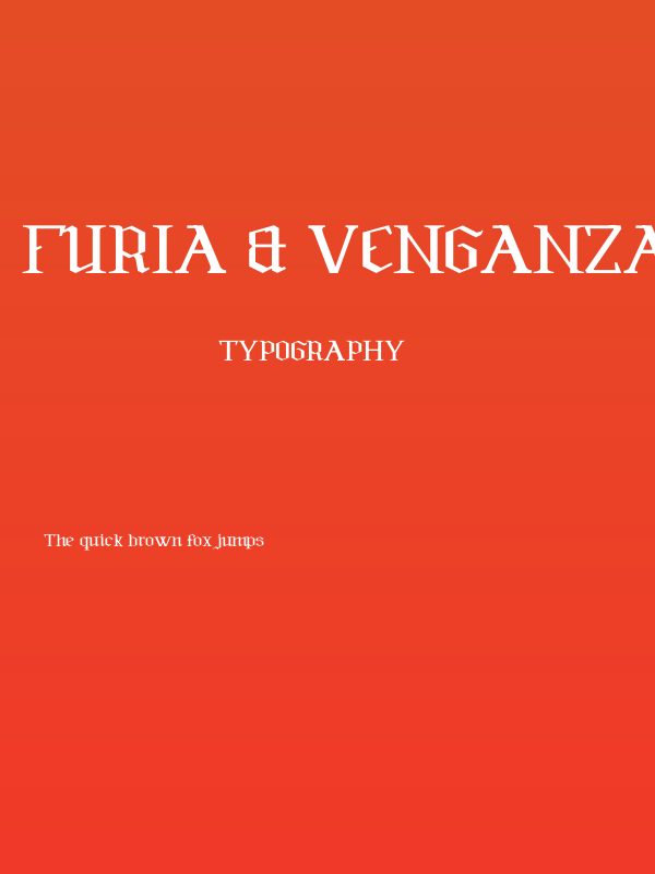 Furia & Venganza Poster