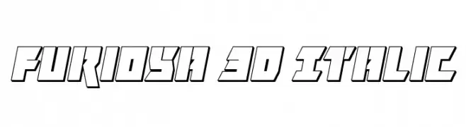 Furiosa 3D Italic  免费字体下载