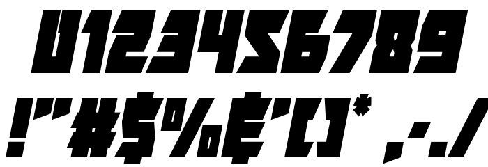 Furiosa Condensed Italic Font OTHER CHARS