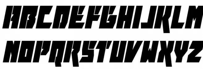 Furiosa Condensed Italic फ़ॉन्ट लोअरकेस