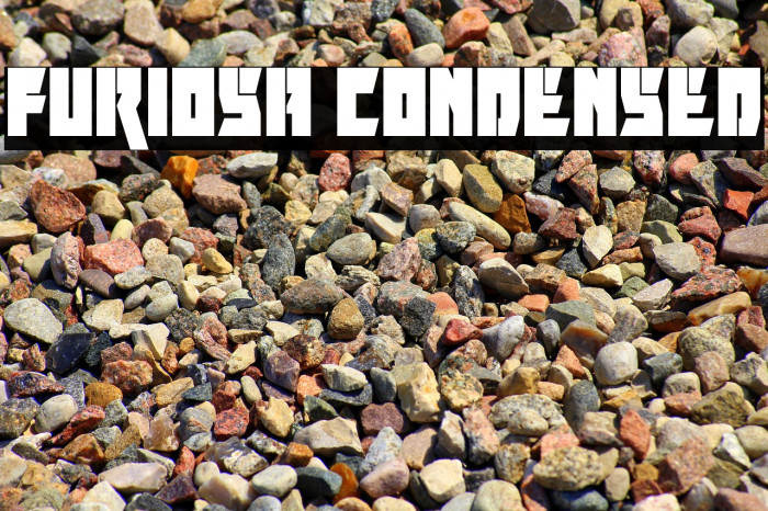Furiosa Condensed Font examples