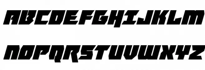 Furiosa Expanded Super-Italic Schriftart Groß