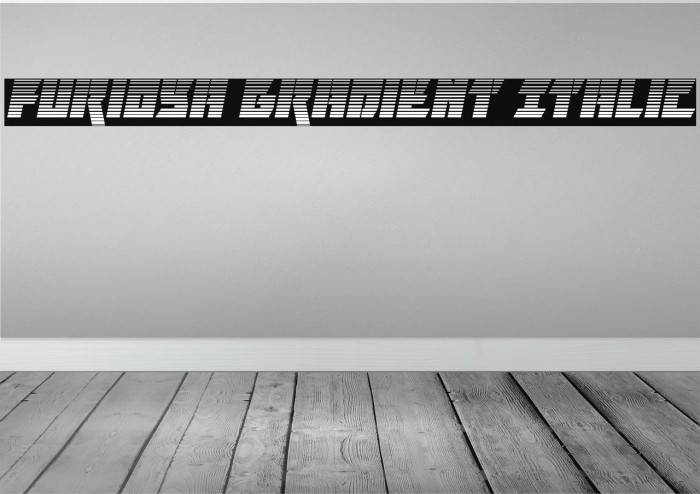 Furiosa Gradient Italic Font examples