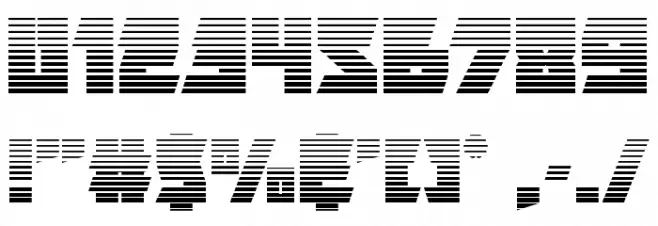 Furiosa Gradient Font OTHER CHARS