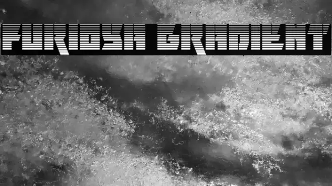 Furiosa Gradient Font examples
