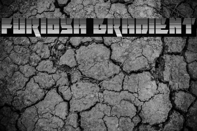 Furiosa Gradient Font examples