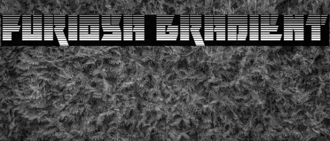 Furiosa Gradient Font examples