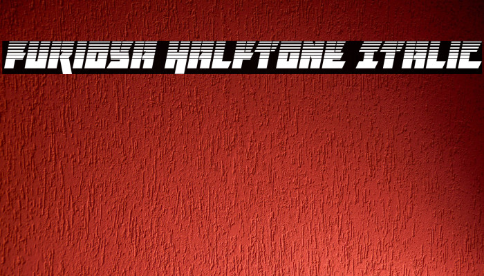Furiosa Halftone Italic Example 2