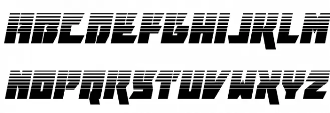 Furiosa Halftone Italic Schriftart Kleinbuchstaben