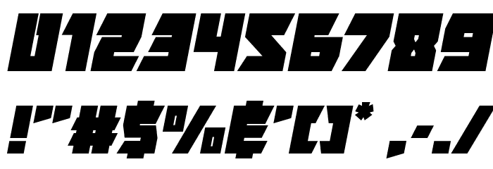 Furiosa Italic Font OTHER CHARS