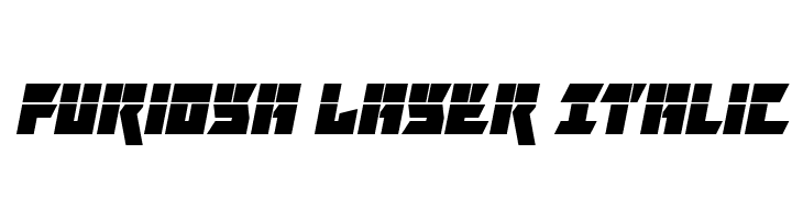 Furiosa Laser Italic  Descarca Fonturi Gratis