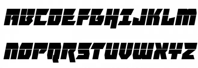 Furiosa Laser Italic Fuentes MAYÚSCULAS