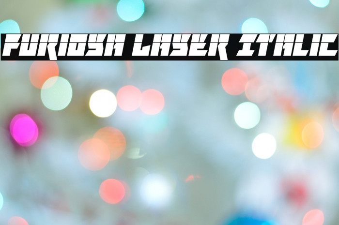 Furiosa Laser Italic Example 1