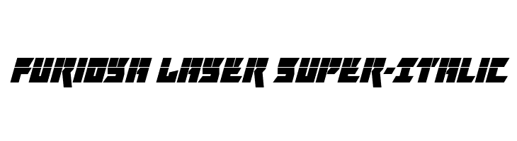 Furiosa Laser Super-Italic  Frei Schriftart Herunterladen