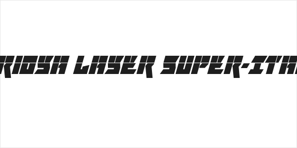 Furiosa Laser Super-Italic Logo