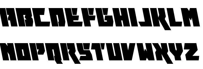Furiosa Leftalic Font LOWERCASE
