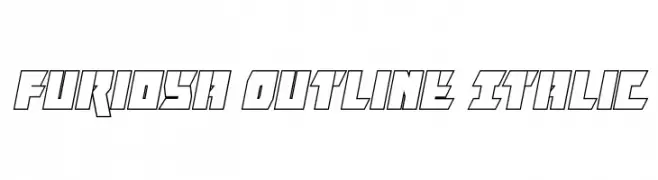 Furiosa Outline Italic  Descarca Fonturi Gratis